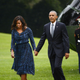 Michelle and Barack Obama walking on the South Lawn of the White House on Sept. 28, 2016 (Olivier Douliery-Pool/Getty Images)